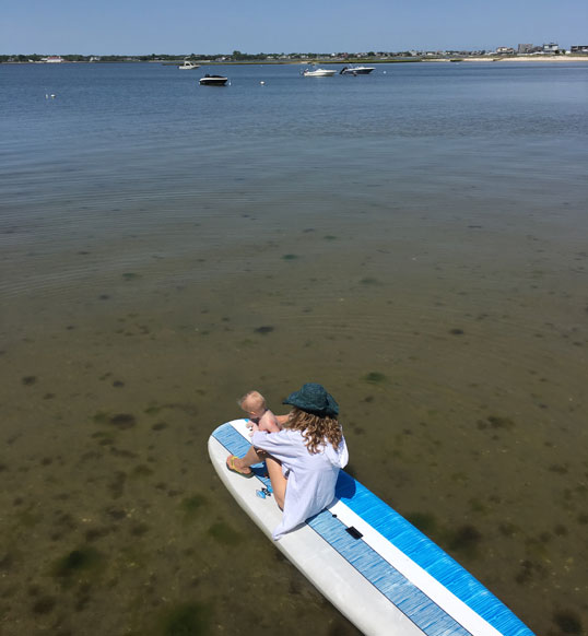 paddle-board